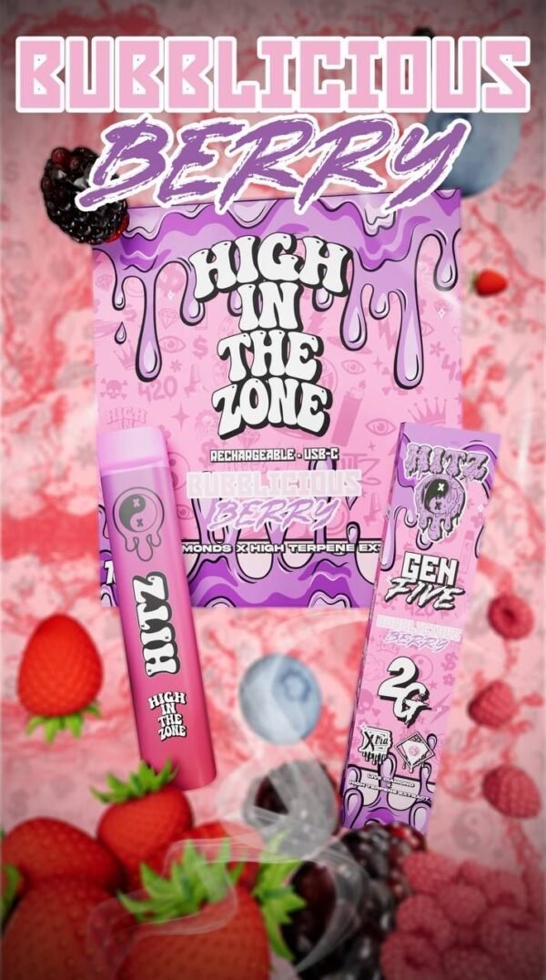 Bubblicious Berry Hitz Carts