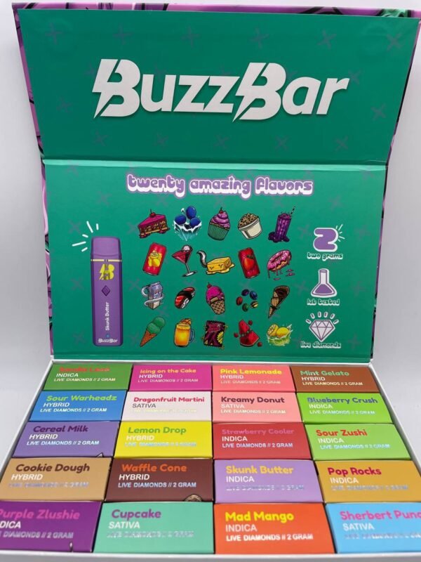 Buy 100 Buzzbar 2g THC carts