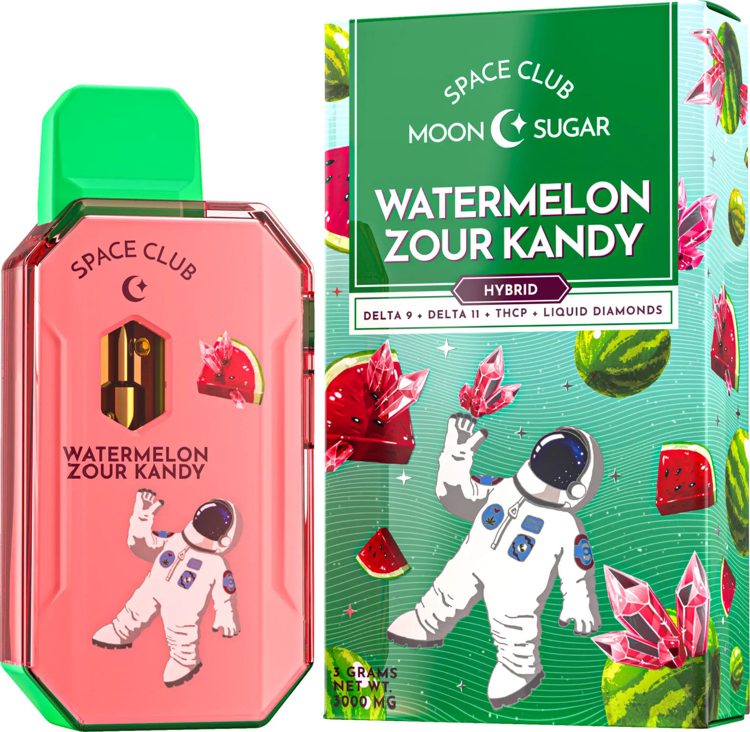 Watermelon Space Club Carts