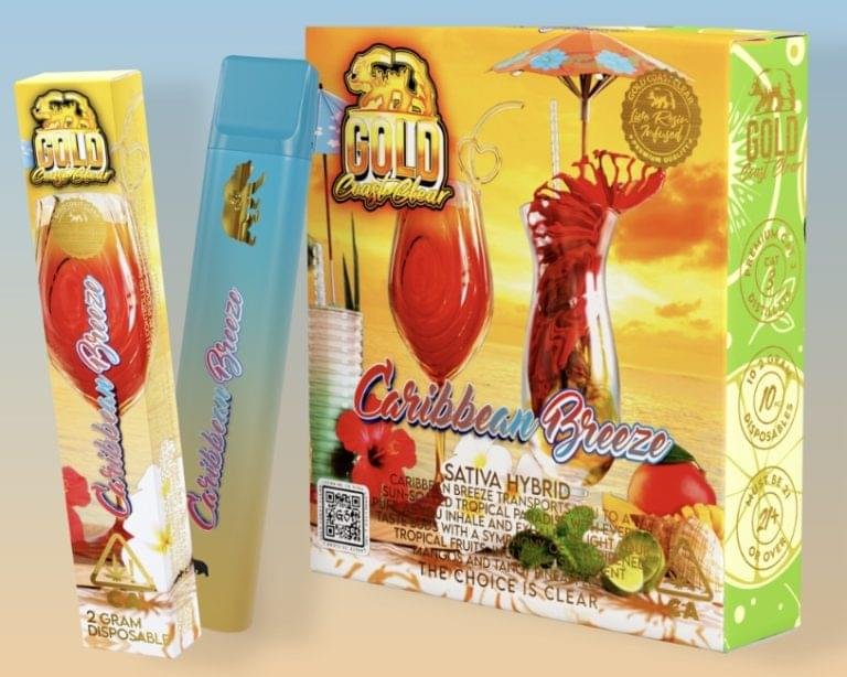 Caribbean Breeze Gold Coast Clear Cart